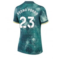 Fotballdrakt Dame Tottenham Hotspur Pedro Porro #23 Tredjedrakt 2024-25 Kortermet